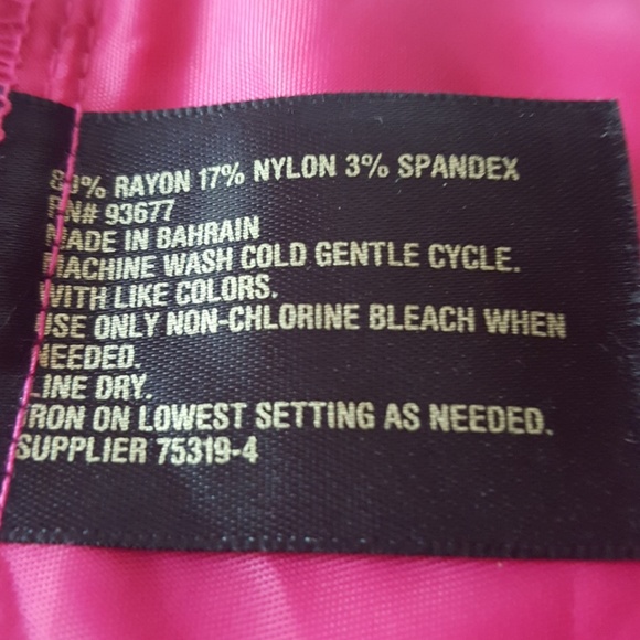 Worthington💙 Hot Pink Cropped Regular Ankle Pant - Picture 4 of 4